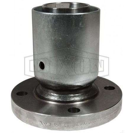 Dixon Holedall External Swage Fixed Flange, 3 ID x 3-41/64 to 3-48/64 OD in, 316 SS, Domestic R48P2SOR15